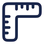 Ruler Angular SVG Icon